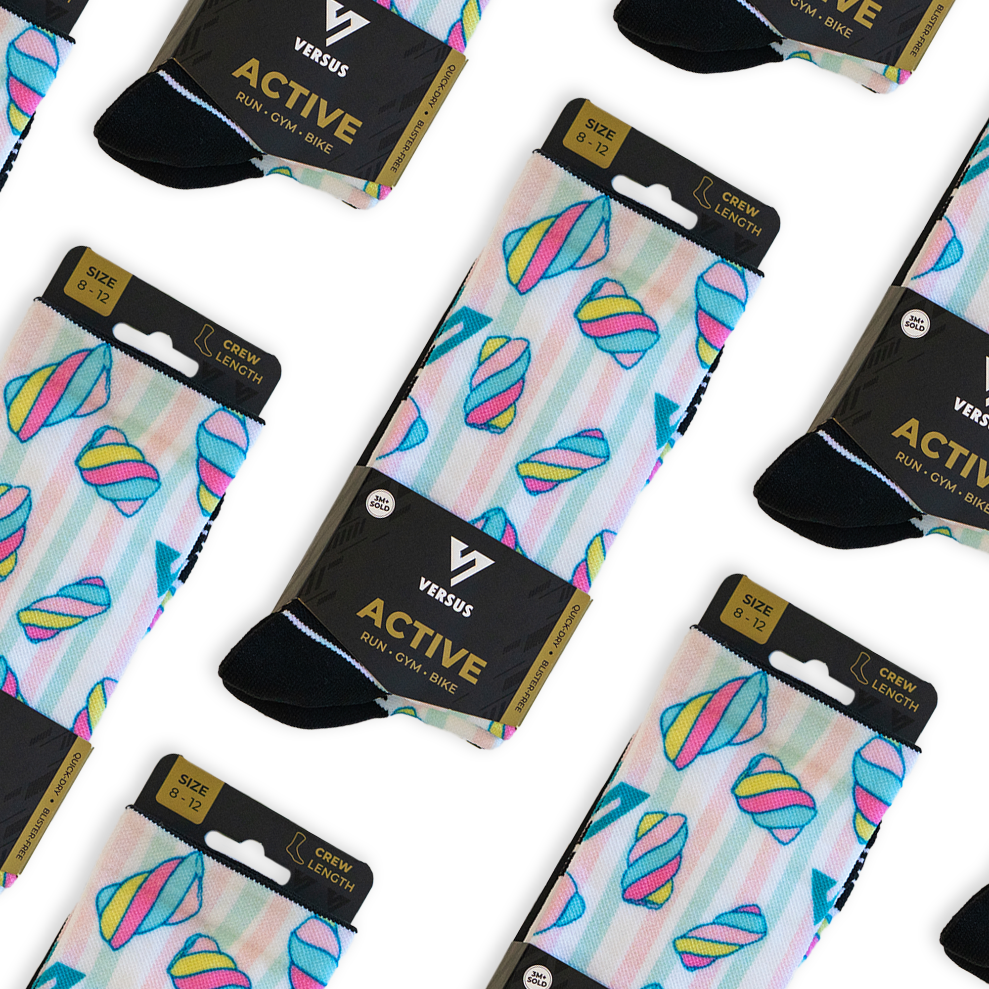 Marshmallows Active Crew Socks