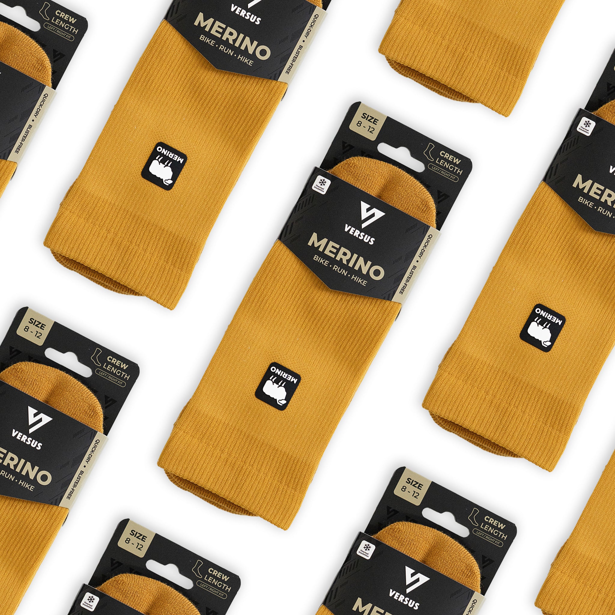 Honey Blaze Merino Winter Socks