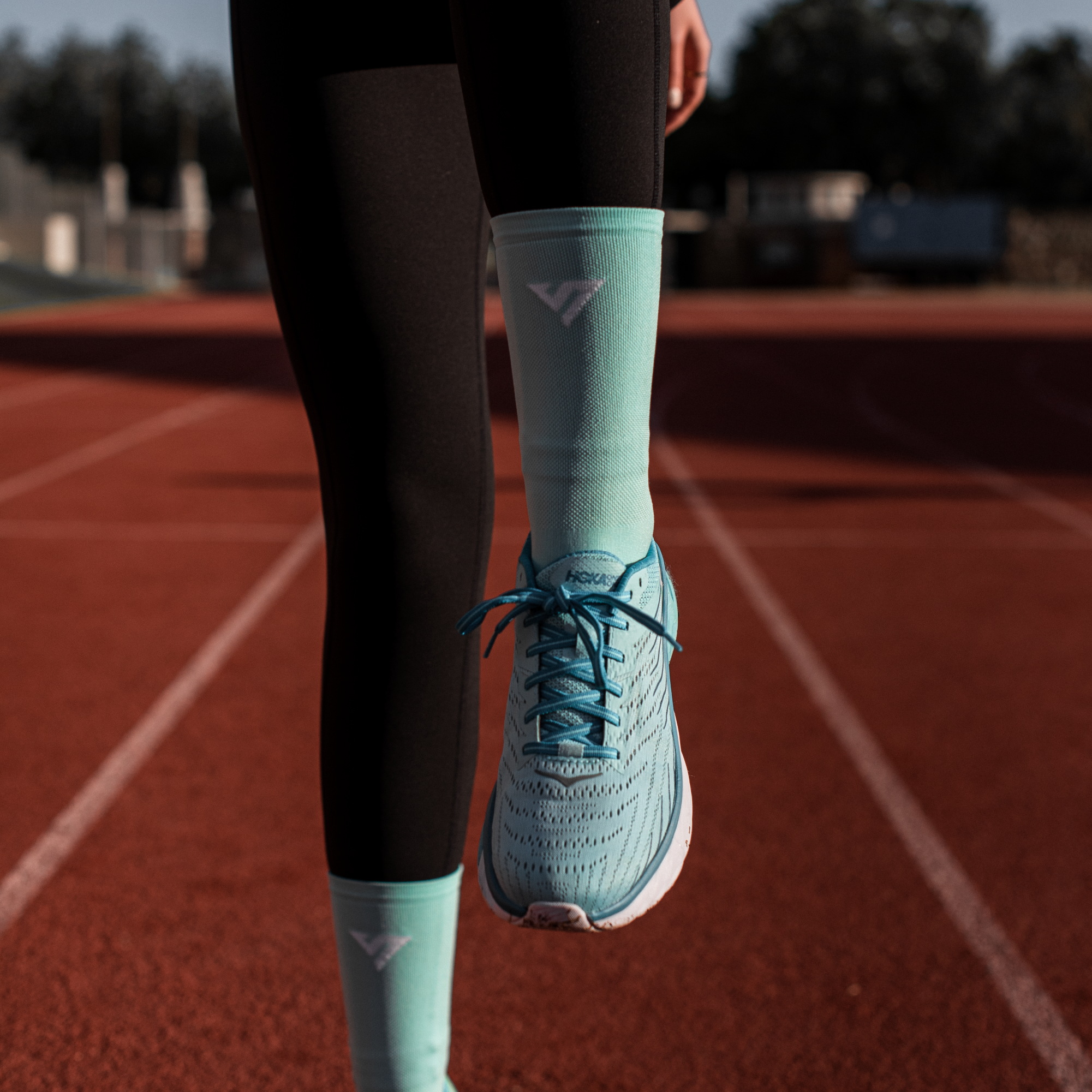 Classic Mint Active Crew Socks