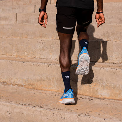 Classic Navy Active Crew Socks