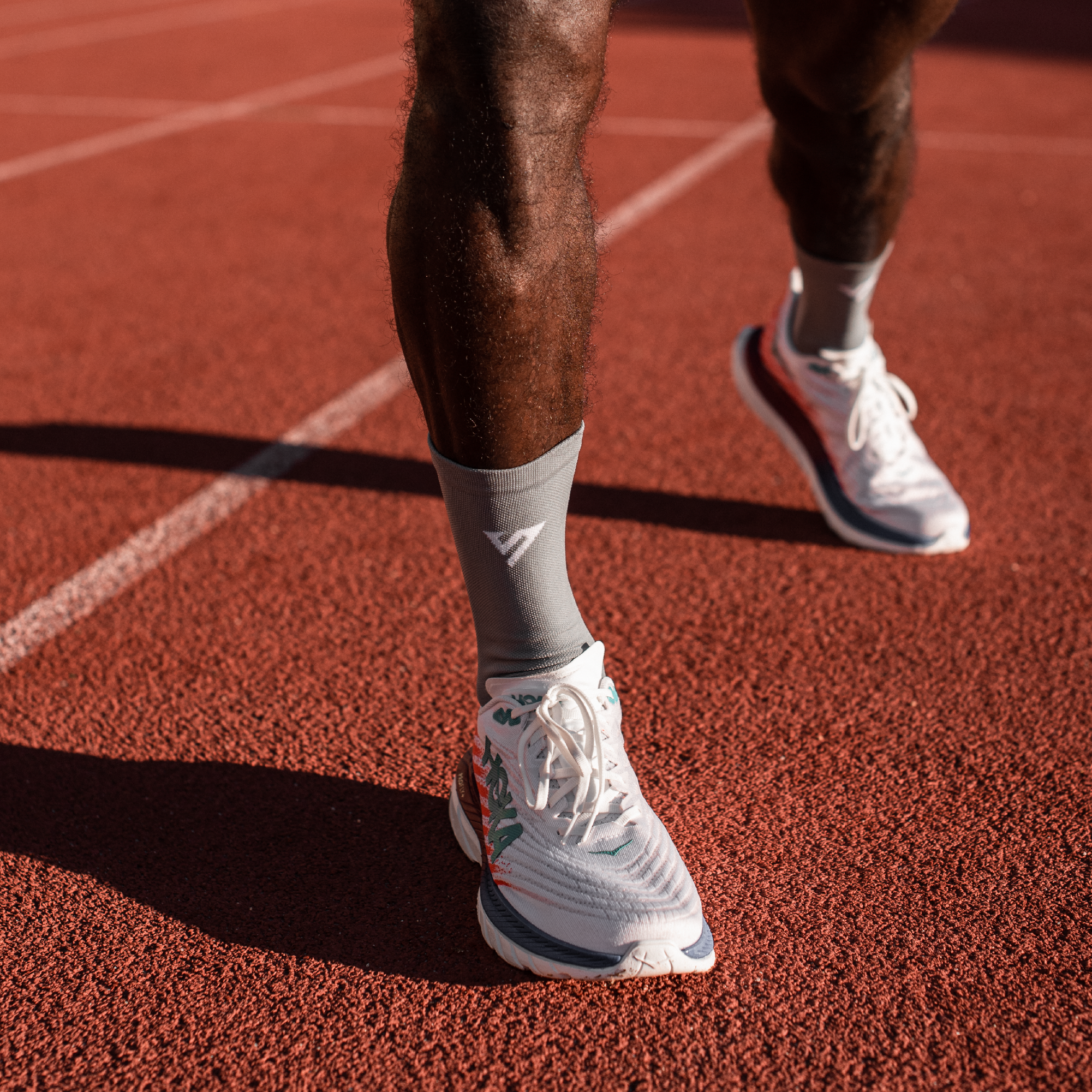 Classic Grey Active Crew Socks