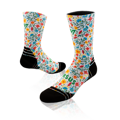 Daisy Day Active Crew Socks