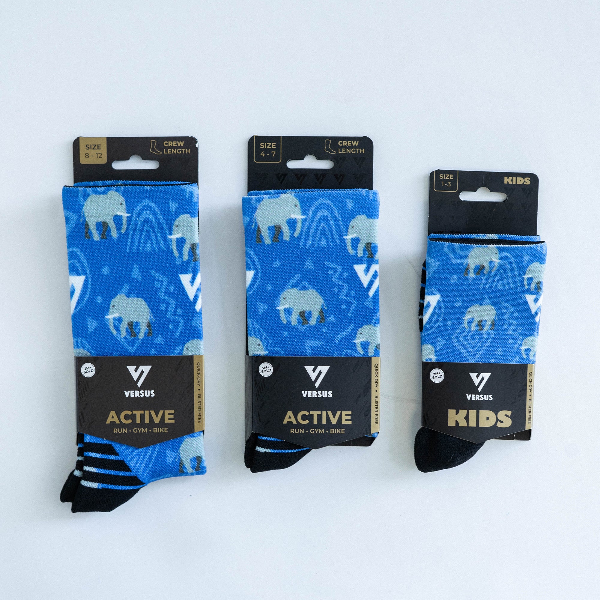 Elephant Active Crew Socks