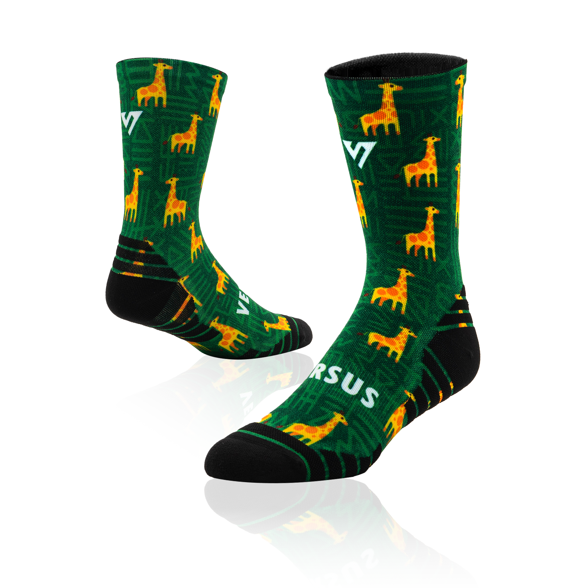 Giraffe Active Crew Socks