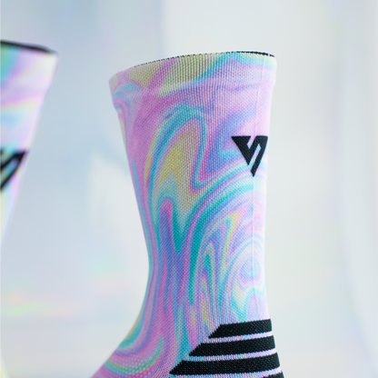 Holographic Active Crew Socks