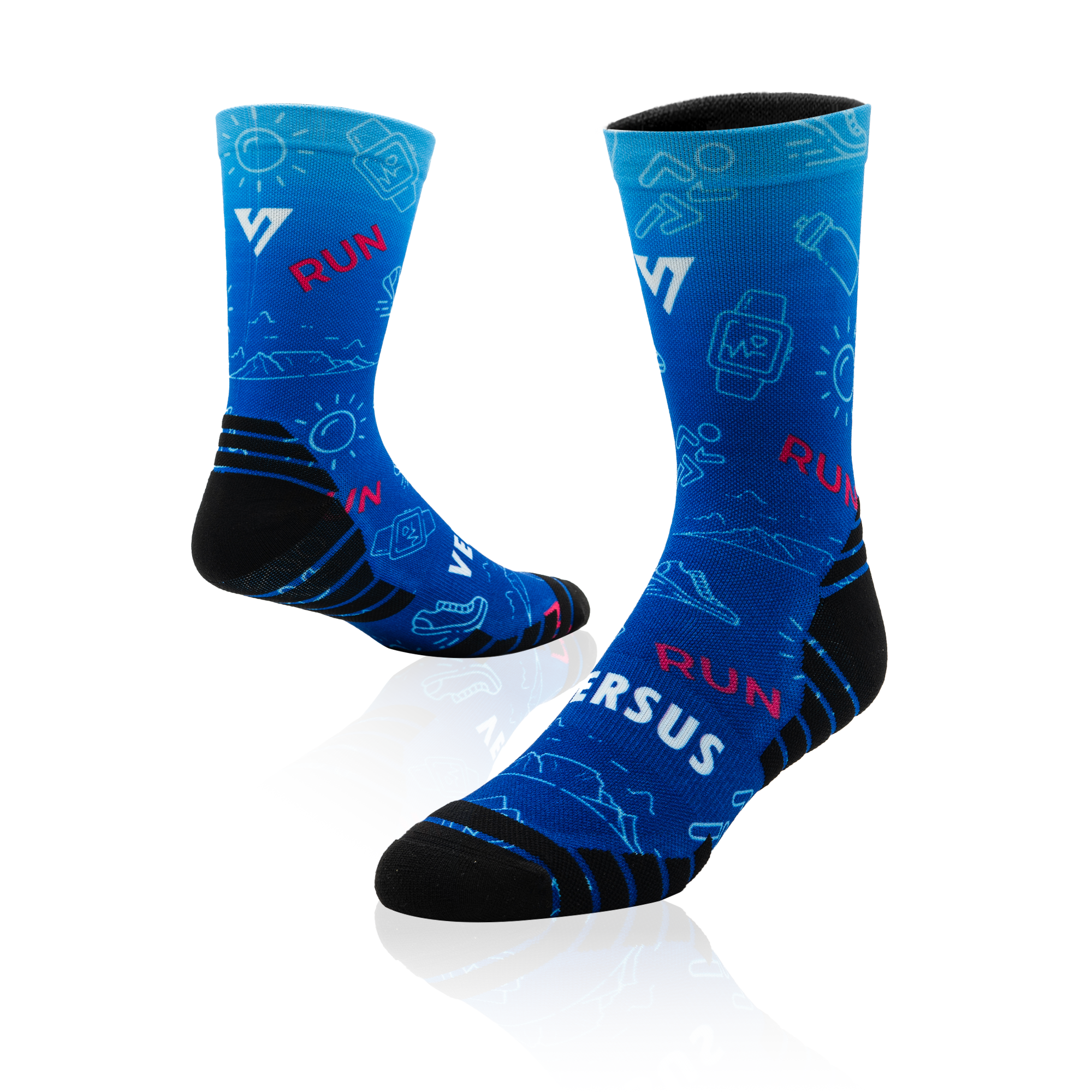 Doodles Runner Active Crew Socks