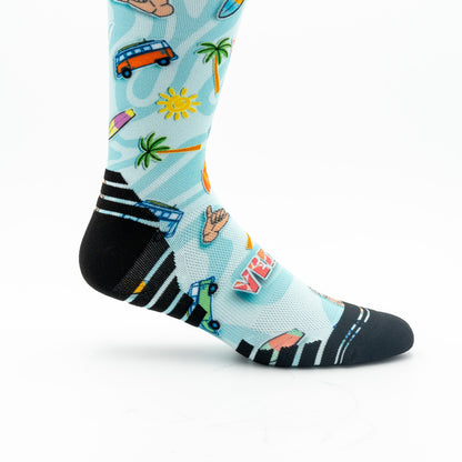 Summer Vibes KIDS Active Crew Socks