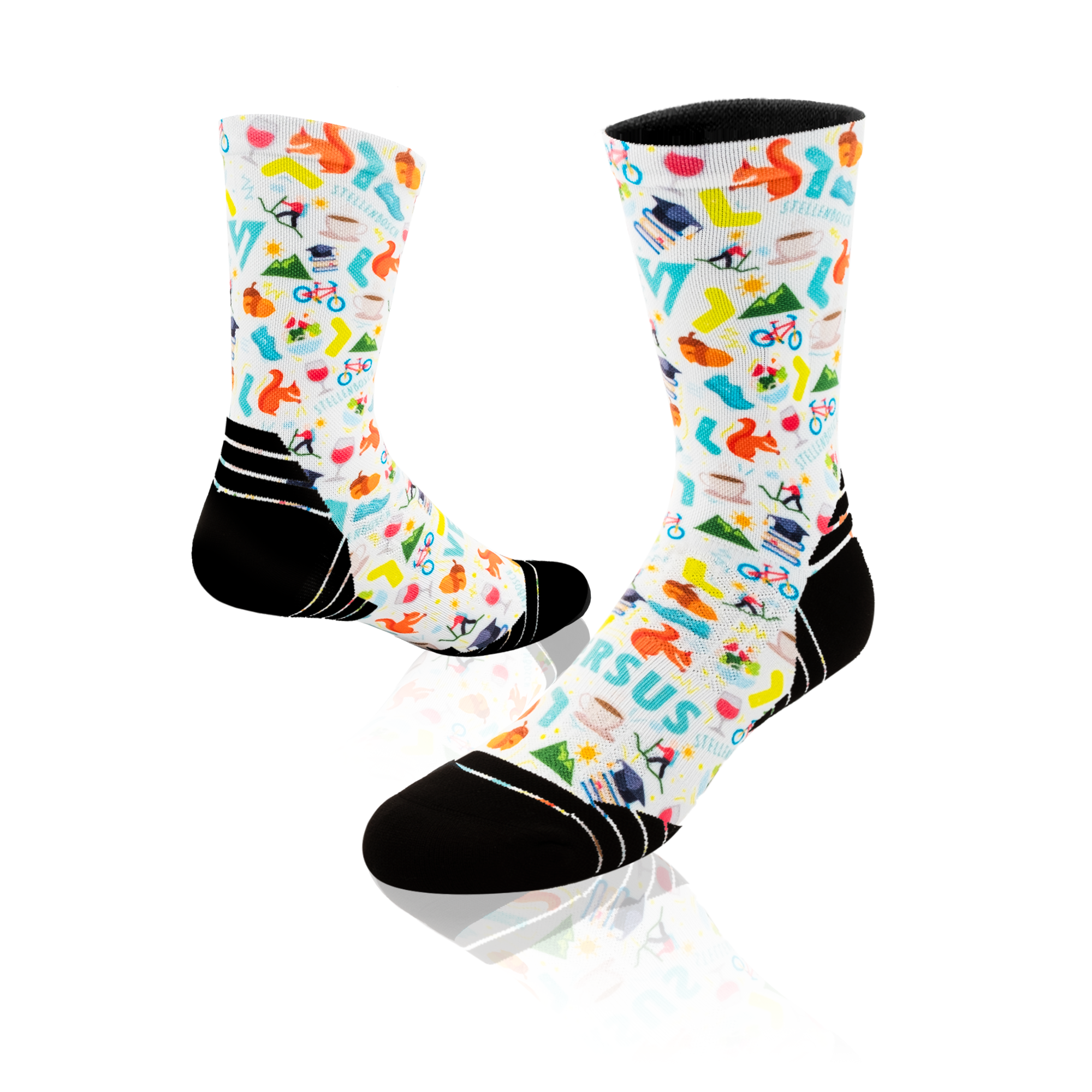 Stellenbosch Vibe Active Crew Socks