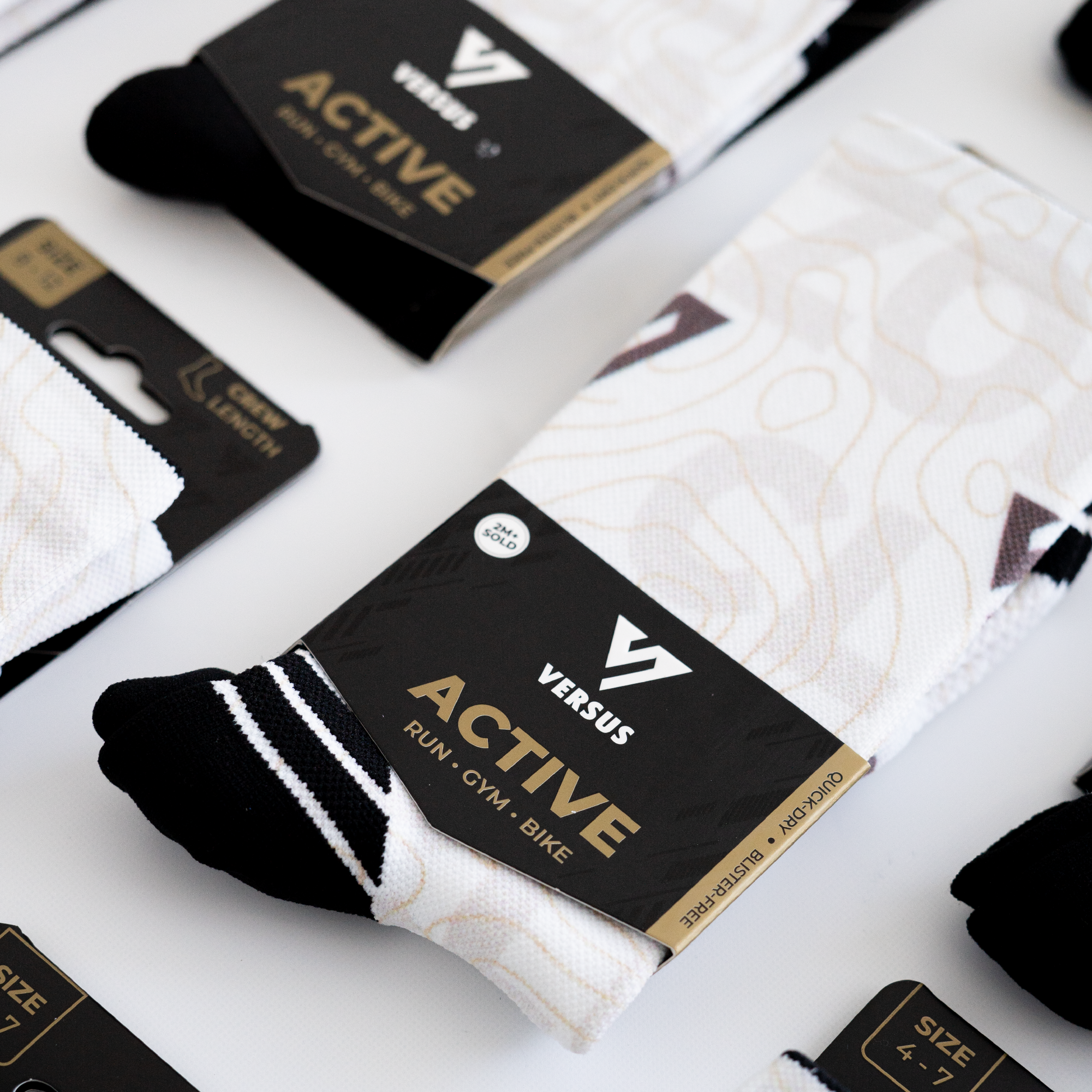 Zone 5 Club Active Crew Socks