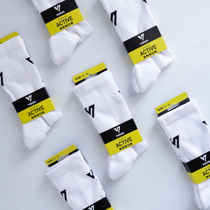 Classic White Active Socks 12-14