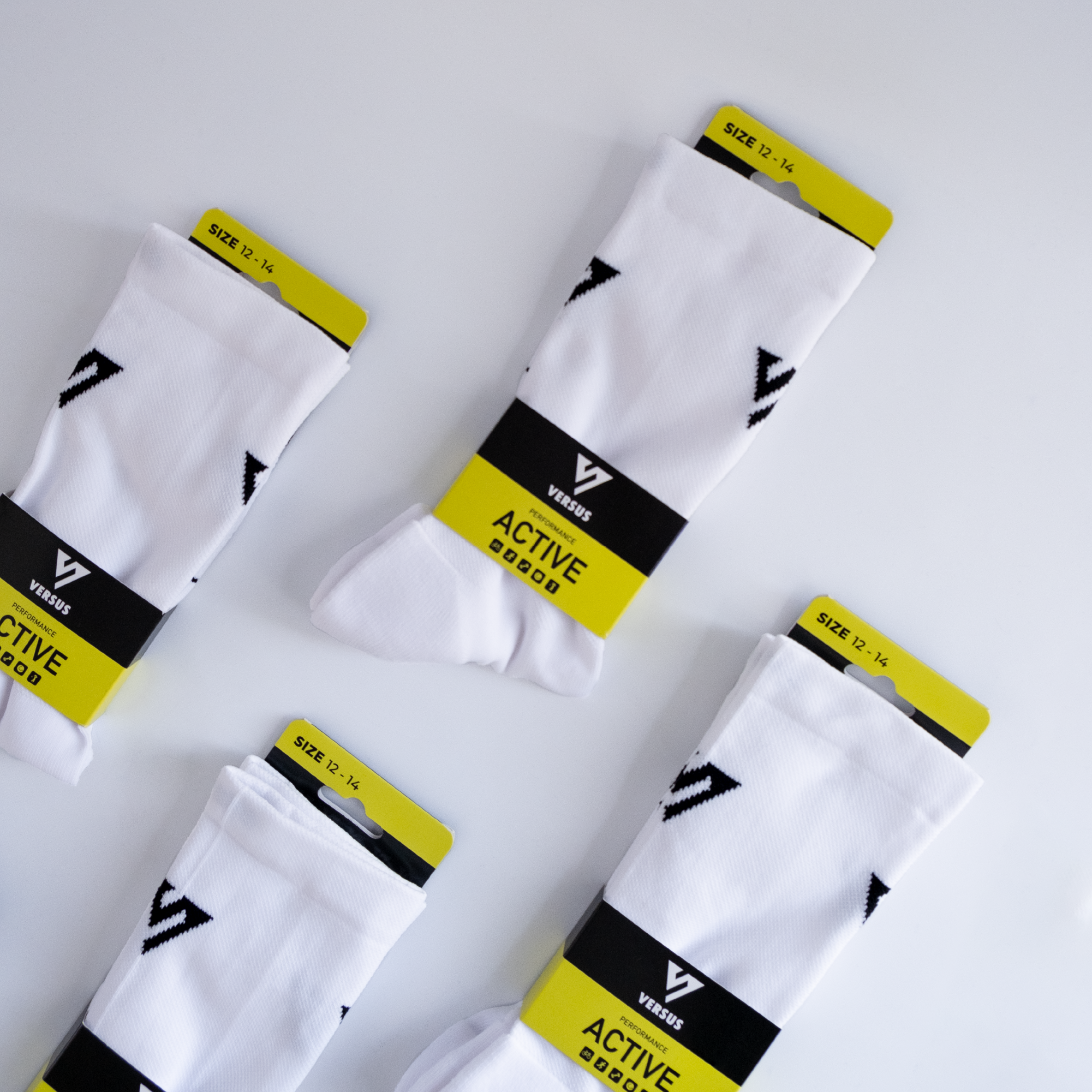 Classic White Active Socks 12-14