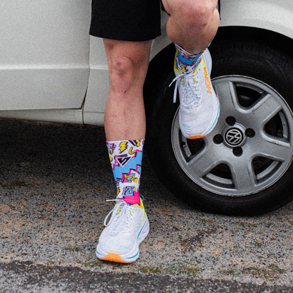 Razzle Dazzle Active Crew Socks