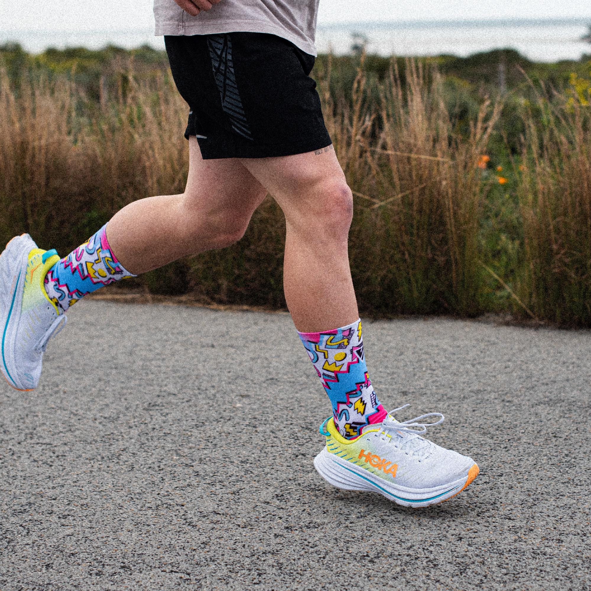 Razzle Dazzle Active Crew Socks