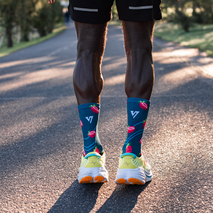 Strawberry Active Crew Socks