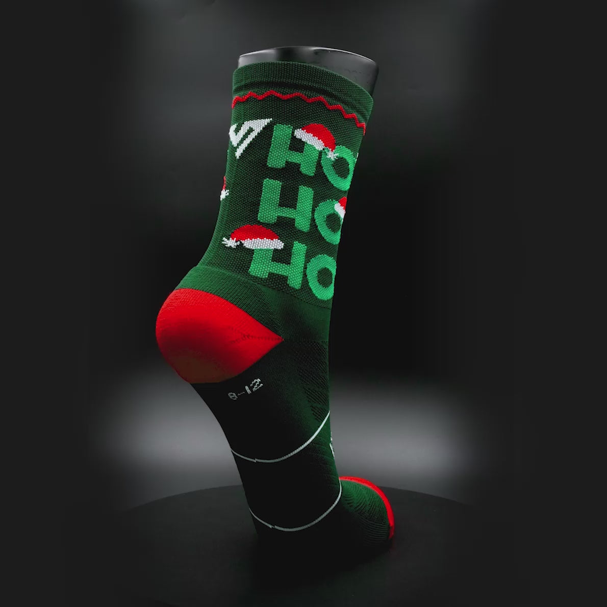 HoHoHo Christmas Active Socks