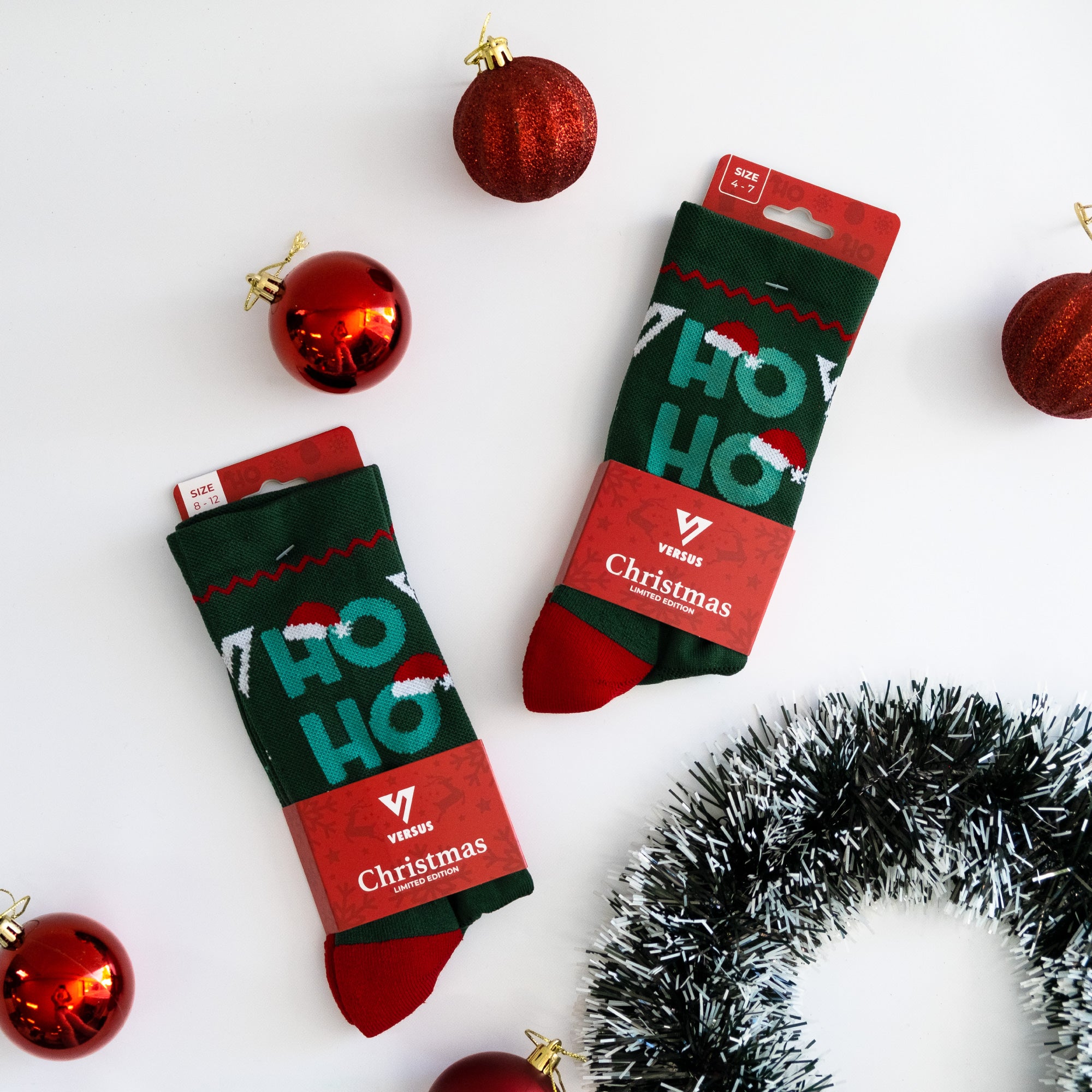 HoHoHo Christmas Active Socks